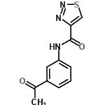 CAS#: 606101-93-3, N-(3-Acetylphenyl)-1,2,3-thiadiazole-4-carboxamide