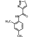 CAS 登录号：606101-99-9， N-(2,4-二甲基苯基)-1,2,3-噻二唑-4-甲酰胺