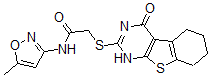 CAS#: 606106-13-2, 2-[(1,4,5,6,7,8-Hexahydro-4-Oxo[1]Benzothieno[2,3-d]Pyrimidin-2-Yl)Thio]-N-(5-Methyl-3-Isoxazolyl)-Acetamide