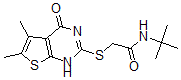 CAS#: 606107-55-5, 2-[(1,4-Dihydro-5,6-Dimethyl-4-Oxothieno[2,3-d]Pyrimidin-2-Yl)Thio]-N-(Tert-Butyl)-Acetamide