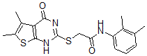 CAS#: 606107-78-2, 2-[(1,4-Dihydro-5,6-Dimethyl-4-Oxothieno[2,3-d]Pyrimidin-2-Yl)Thio]-N-(2,3-Dimethylphenyl)-Acetamide