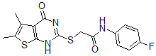 CAS#: 606108-52-5, 2-[(1,4-Dihydro-5,6-Dimethyl-4-Oxothieno[2,3-d]Pyrimidin-2-Yl)Thio]-N-(4-Fluorophenyl)-Acetamide