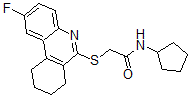 CAS#: 606108-93-4, N-Cyclopentyl-2-[(2-Fluoro-7,8,9,10-Tetrahydro-6-Phenanthridinyl)Thio]-Acetamide