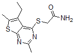 CAS#: 606113-40-0, 2-[(5-Ethyl-2,6-Dimethylthieno[2,3-d]Pyrimidin-4-Yl)Thio]-Acetamide