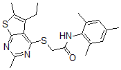 CAS#: 606113-60-4, 2-[(5-Ethyl-2,6-Dimethylthieno[2,3-d]Pyrimidin-4-Yl)Thio]-N-(2,4,6-Trimethylphenyl)-Acetamide