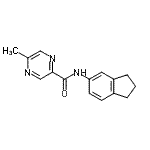 CAS#: 606132-20-1, N-(2,3-Dihydro-1H-inden-5-yl)-5-methyl-2-pyrazinecarboxamide
