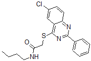 CAS#: 606132-53-0, N-Butyl-2-[(6-Chloro-2-Phenyl-4-Quinazolinyl)Thio]-Acetamide