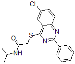 CAS#: 606132-55-2, 2-[(6-Chloro-2-Phenyl-4-Quinazolinyl)Thio]-N-(Isopropyl)-Acetamide