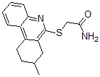 CAS#: 606136-41-8, 2-[(7,8,9,10-Tetrahydro-8-Methyl-6-Phenanthridinyl)Thio]-Acetamide