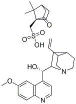 CAS 登录号：60662-74-0， 6'-甲氧基脱氧辛可宁-9(S)-醇单[(1S)-7,7-二甲基-2-氧代双环[2.2.1]庚烷-1-甲烷磺酸酯]