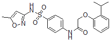 CAS#: 606923-53-9, 2-[2-(Isopropyl)Phenoxy]-N-[4-[[(5-Methyl-3-Isoxazolyl)Amino]Sulfonyl]Phenyl]-Acetamide