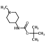 CAS#: 607372-93-0, tert-butyl N-(1-methyl-4-piperidyl)carbamate