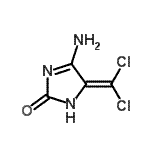 CAS#: 607706-78-5, 4-Amino-5-(dichloromethylene)-1,5-dihydro-2H-imidazol-2-one