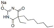 CAS 登录号：60784-70-5， 5-乙基-5-庚基巴比土酸钠