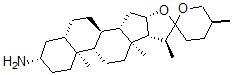 CAS#: 6084-44-2, (25S)-5alpha-Spirostan-3beta-Amine