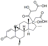 CAS#: 60864-53-1, 9beta,11alpha-Epoxy-6beta-Fluoro-17,21-Dihydroxy-16alpha-Methylpregna-1,4-Diene-3,20-Dione 17,21-Di(Acetate)