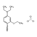 CAS 登录号：6087-53-2， 4-(二乙基氨基)-2-乙氧基偶氮苯三氯锌酸盐(1-)