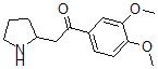 CAS#: 60890-27-9, 1-(3,4-Dimethoxyphenyl)-2-pyrrolidin-2-ylethanone