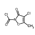 CAS#: 60908-30-7, 4-Chloro-5-Methyl-3-Oxo-1,2-Oxazole-2(3H)-Carbonyl Chloride