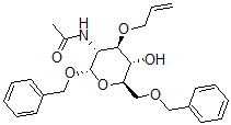 CAS#: 60920-82-3, Phenylmethyl2-(Acetylamino)-2-Deoxy-6-O-(Phenylmethyl)-3-O-2-Propen-1-Yl-alpha-D-Glucopyranoside