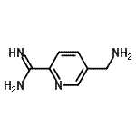 CAS#: 609345-79-1, 5-(Aminomethyl)-2-pyridinecarboximidamide