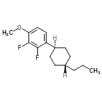 CAS#: 609779-51-3, 2,3-difluoro-1-methoxy-4-(4-propylcyclohexyl)benzene