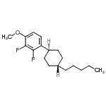 CAS#: 609779-53-5, 2,3-difluoro-1-methoxy-4-(4-pentylcyclohexyl)benzene