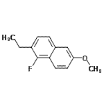 CAS#: 609779-93-3, 2-Ethyl-1-fluoro-6-methoxynaphthalene