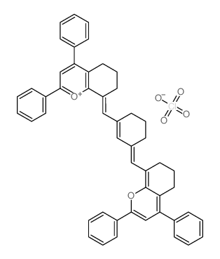 CAS 登录号：61010-01-3， 8-[(E)-[3-[(E)-(2,4-二苯基-6,7-二氢-5H-苯并吡喃-1-鎓-8-亚基)甲基]环己-2-烯-1-亚基]甲基]-2,4-二苯基-6,7-二氢-5H-苯并吡喃高氯酸盐