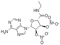 CAS#: 61014-07-1, 2',3'-Di-O-Nitro-(5'-N-Ethylcarboxamido)Adenosine