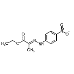 CAS 登录号：61032-13-1， 乙基(2E)-2-[(4-硝基苯基)亚肼基]丙酸酯