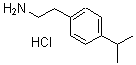 CAS#: 61035-87-8, 4-(1-Methylethyl)-Benzeneethanamine Hydrochloride (1:1)