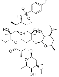 CAS#: 61066-20-4, (9S)-9-Deoxo-9-[[(4-Fluorophenyl)Sulfonyl]Amino]Erythromycin