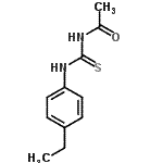CAS#: 610758-30-0, N-[(4-Ethylphenyl)carbamothioyl]acetamide