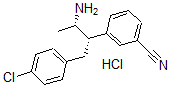 CAS 登录号：610791-48-5， 3-[(1S,2S)-2-氨基-1-[(4-氯苯基)甲基]丙基]-苯甲腈盐酸盐(1:1)