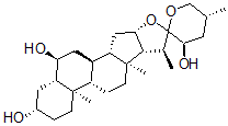 CAS#: 61132-19-2, (23R,25R)-5alpha-Spirostane-3beta,6alpha,23-Triol