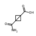 CAS 登录号：61168-43-2， 3-氨基甲酰双环[1.1.0]丁烷-1-羧酸