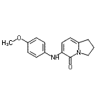 CAS#: 612065-06-2, 6-[(4-Methoxyphenyl)amino]-2,3-dihydro-5(1H)-indolizinone