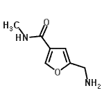 CAS#: 612512-16-0, 5-(Aminomethyl)-N-methyl-3-furamide