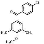CAS#: 61259-84-5, (4-Chlorophenyl)(4-Methoxy-3,5-Dimethylphenyl)Methanone