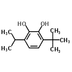 CAS 登录号：612806-31-2， 3-异丙基-6-(2-甲基-2-丙基)-1,2-苯二酚