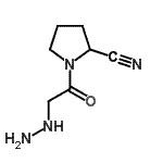 CAS 登录号：613265-24-0， 1-(肼基乙酰基)-2-吡咯烷甲腈