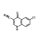 CAS#: 61338-16-7, 6-Chloro-4-Oxo-1,4-Dihydro-3-Quinolinecarbonitrile