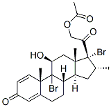 CAS#: 61339-40-0, 9,17-Dibromo-11beta,21-Dihydroxy-16alpha-Methylpregna-1,4-Diene-3,20-Dione 21-Acetate