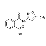 CAS#: 613656-77-2, 2-[(5-Methyl-1,2-oxazol-3-yl)carbamoyl]benzoic acid