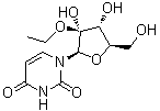 CAS 登录号：61373-43-1， 1-[(2R,3S,4R,5R)-3-乙氧基-3,4-二羟基-5-(羟基甲基)四氢呋喃-2-基]嘧啶-2,4-二酮
