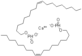 CAS 登录号：61392-16-3， 二((Z)-9-十八碳烯基)二膦酸酯钙盐