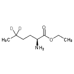 CAS 登录号：6141-43-1， 乙基L-(5,5-<sup>2</sup>H<sub>2</sub>)去甲亮氨酸酯