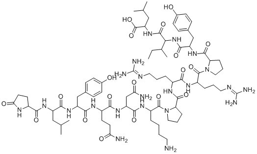 CAS 登录号：61445-54-3， [谷氨酰胺酰4]-神经降压素