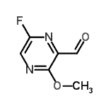 CAS#: 614730-20-0, 6-Fluoro-3-methoxy-2-pyrazinecarbaldehyde
